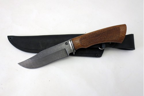 Нож из дамаска "Гюрза" (р.р.) - работа мастерской кузнеца Марушина А.И.